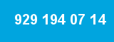 929 194 07 14